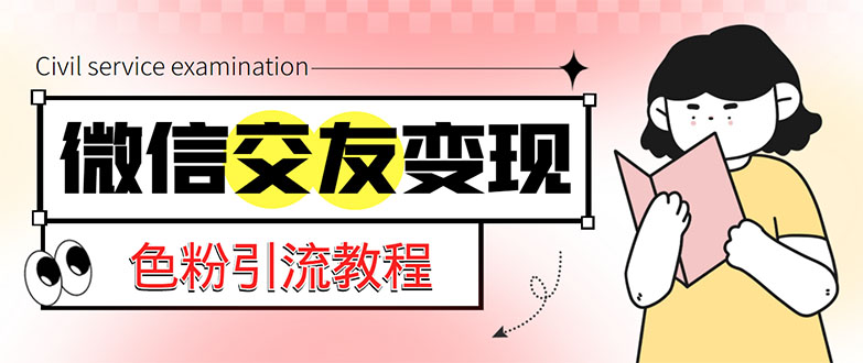 微信交友变现项目，吸引全网LSP男粉精准变现，小白也能轻松上手，日入500+-CAA8.COM网创项目网