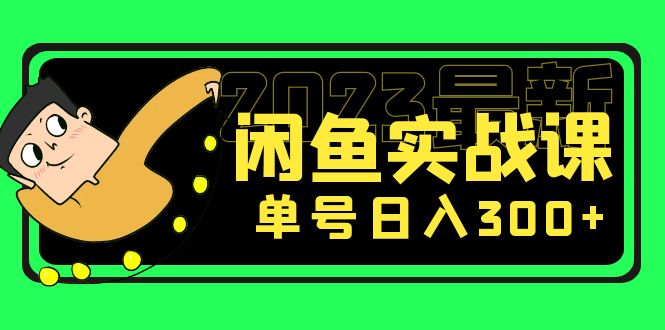 花599买的闲鱼项目：2023最新闲鱼实战课，单号日入300+（7节课）-CAA8.COM网创项目网