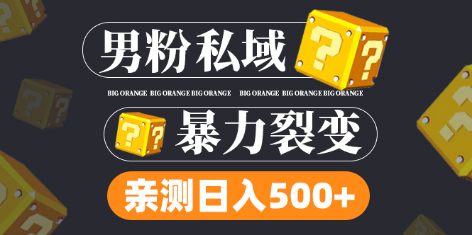 男粉项目，一个作品变现1000+，新渠道新玩法，一部手机实现月入过万-CAA8.COM网创项目网