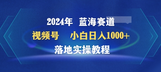 2024年视频号蓝海赛道百家讲坛，小白日入1000+，落地实操教程-CAA8.COM网创项目网