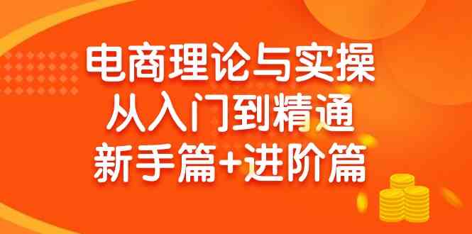 （9576期）电商理论与实操从入门到精通 新手篇+进阶篇-CAA8.COM网创项目网